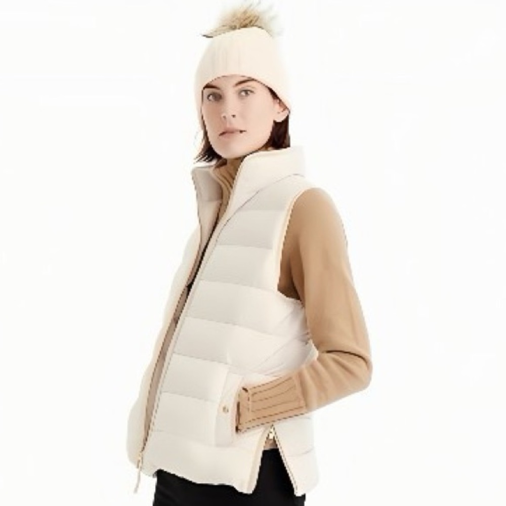 J. Crew Mountain Puffer 60% Down Vest NWT US Women's Size: S